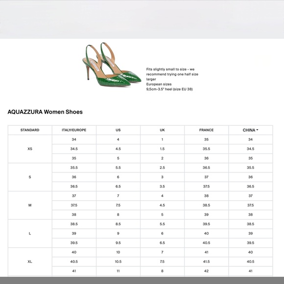 Aquazzura So Nude Pump 85 Croc-Effect Emerald green Slingback Leather Pu… - Picture 8 of 16